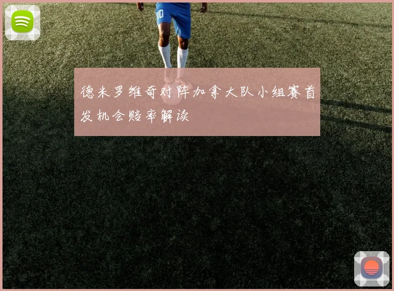 德米罗维奇对阵加拿大队小组赛首发机会赔率解读