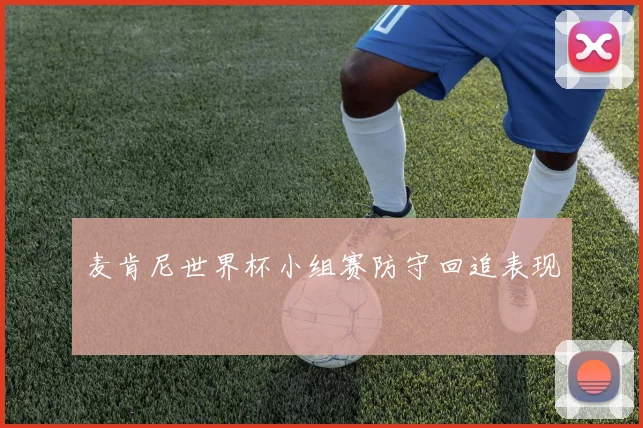 麦肯尼世界杯小组赛防守回追表现